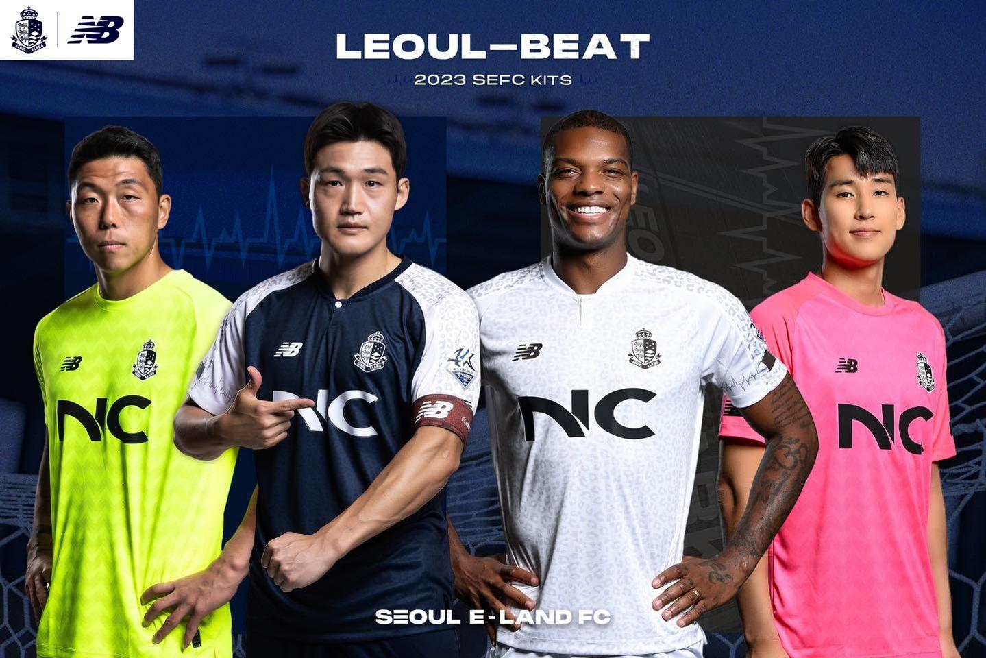Ngày 16/2, CLB Seoul E-Land đã ra mắt 4 màu áo thi đấu cho mùa giải mới. (Ảnh: Internet)