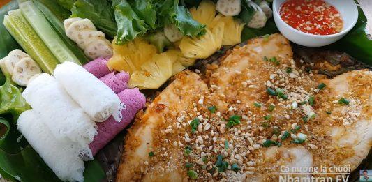 Cách làm cá nướng lá chuối. (Nguồn: Nham tranFV)