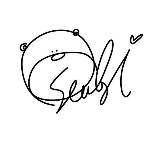 Chữ ký của Seulgi Red Velvet (Ảnh: Internet)