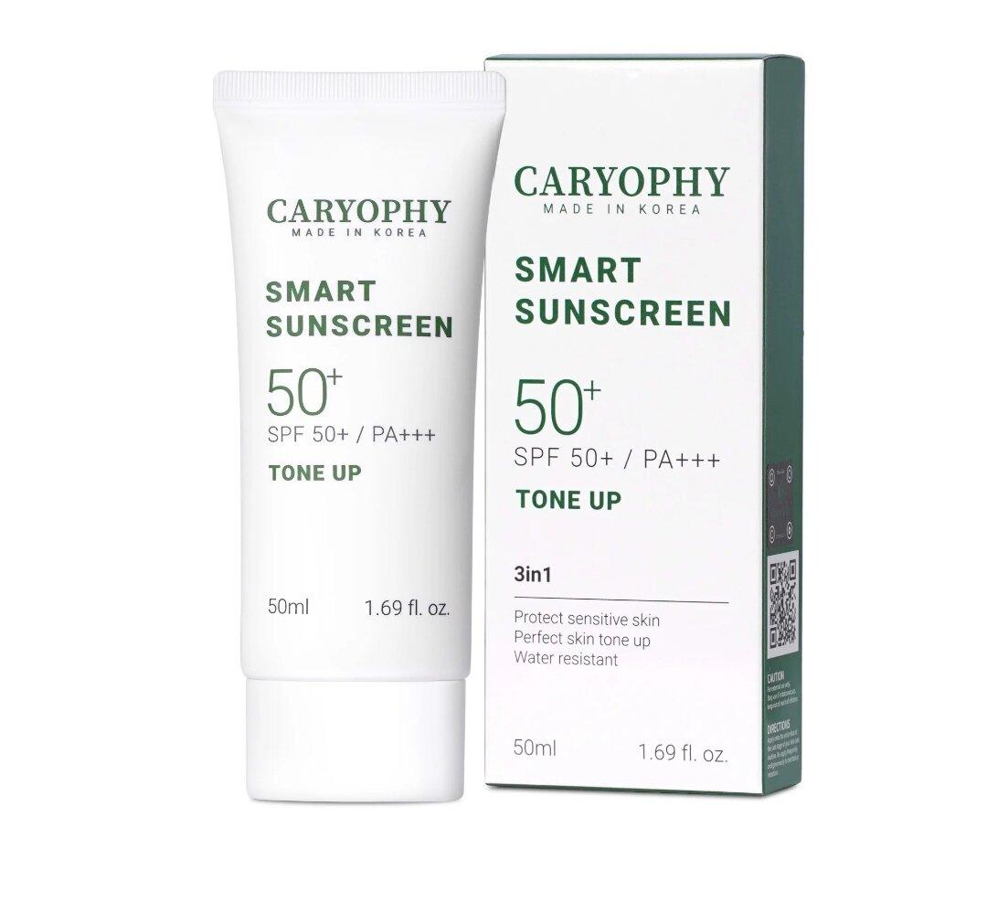 Kem chống nắng vật lý cho da khô Caryophy Smart Sunscreen Tone Up (Ảnh: Internet).