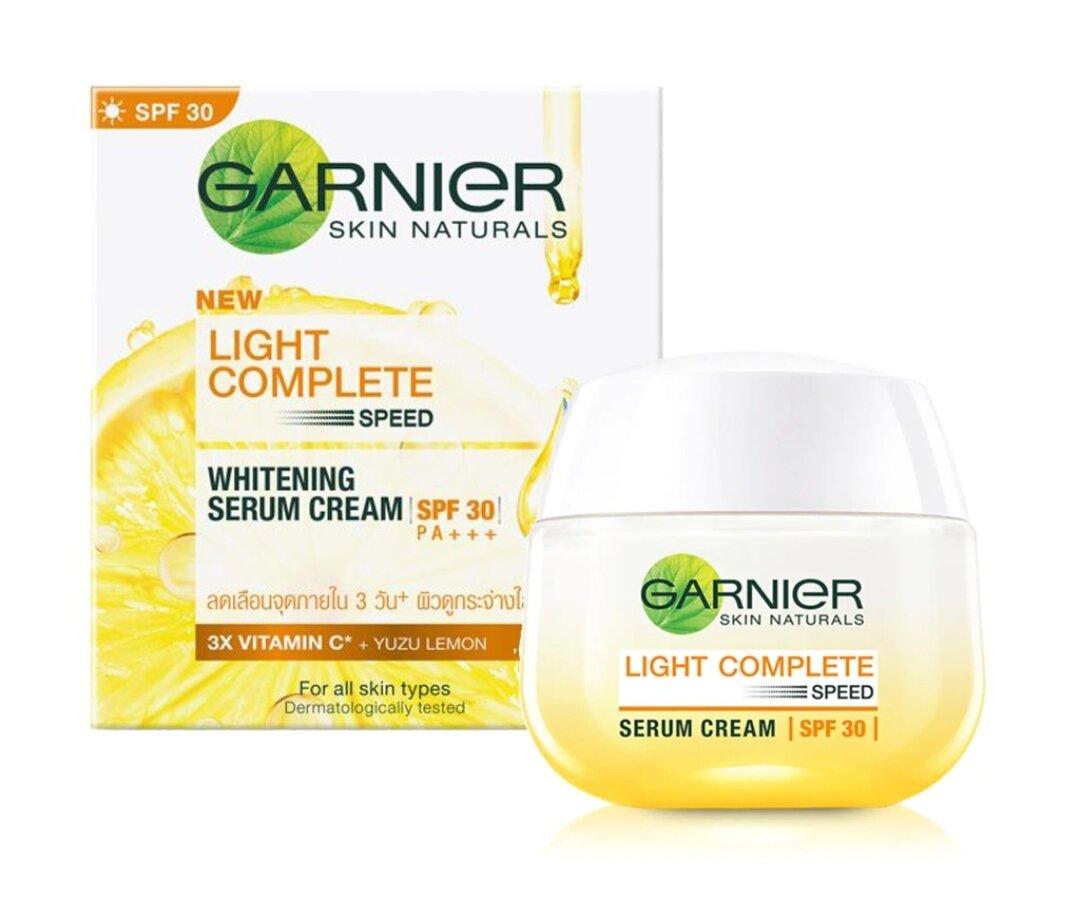 Kem dưỡng Garnier Light Complete Speed Serum Cream (Ảnh: Internet).