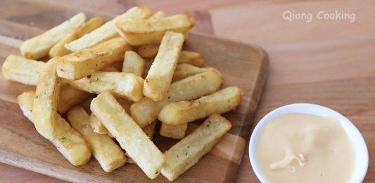 Nếu bạn đã ngán ngấy kiểu chiên khoai tây truyền thống, hãy thử làm theo công thức dưới đây! Khoai tây chiên (Nguồn Qiong Cooking)