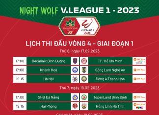Lịch phát sóng trực tiếp vòng 4 V.League 2023: Tâm điểm ở Thủ đô