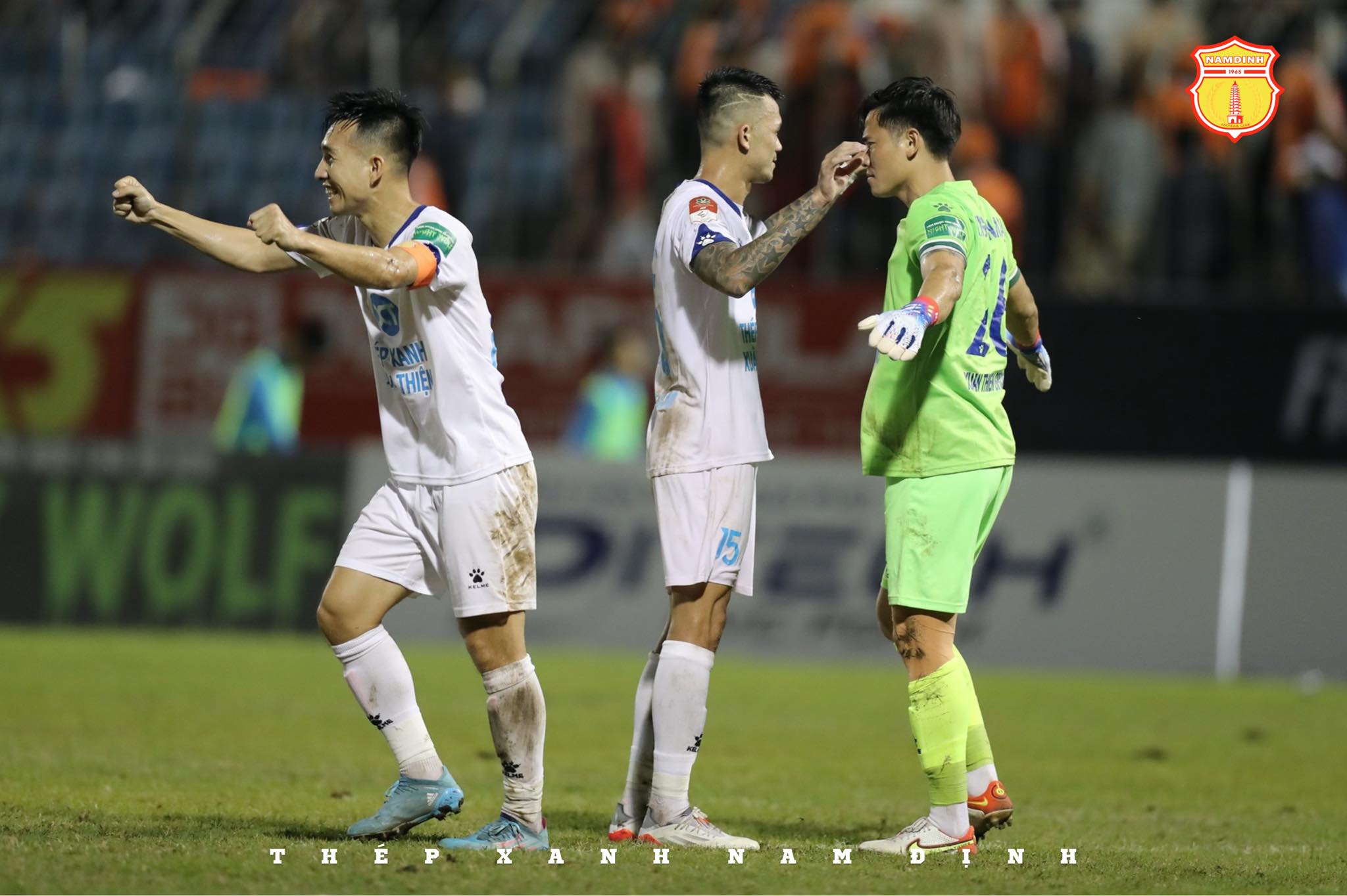 CLB Nam Định giành chiến thắng 1-0 trước CLB Đà Nẵng ở vòng 2 V-League 2023 (Ảnh: Internet)