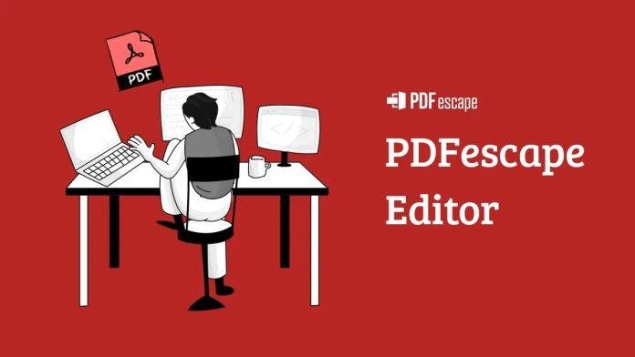 PDFescape: Chỉnh sửa PDF online
