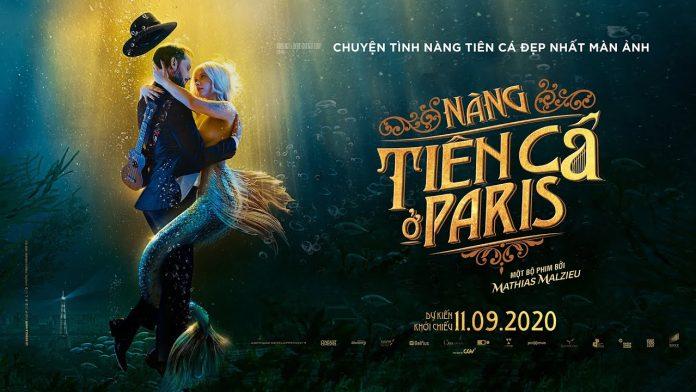 Nàng tiên cá ở Paris (Ảnh: Internet)