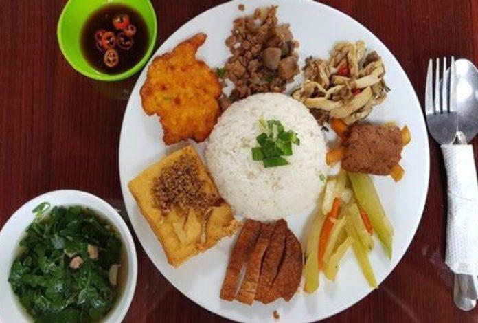 Cơm chay Phước Đức (Ảnh: Internet)