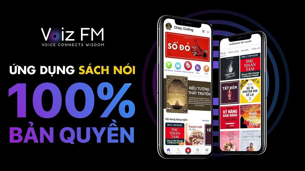 Ứng dụng đọc sách miễn phí Voiz FM - Sách nói & Podcast (Ảnh: Internet)