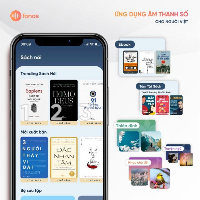 Ứng dụng đọc sách miễn phí Fonos - Sách nói & Ebook (Ảnh: Internet)