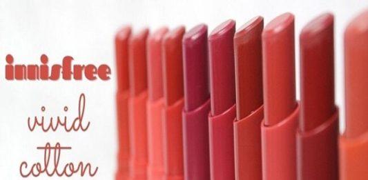 Review son Innisfree Vivid Cotton Stick – dòng son sáp sang chảnh tone trầm đến từ nhà Innisfree Dòng son sáp tone trầm sang chảnh Innisfree Vivid Cotton Stick