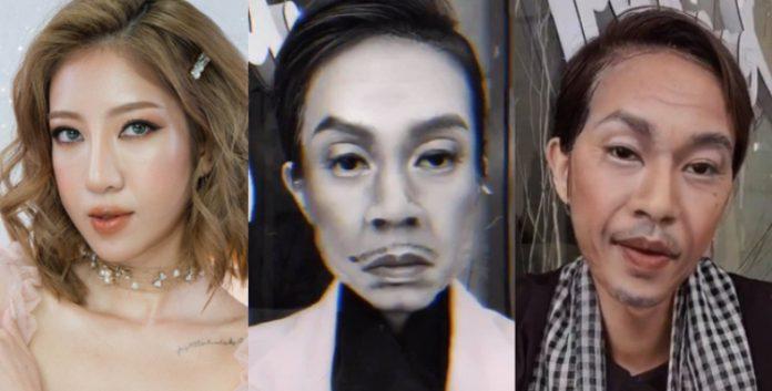 Vân Miu ‘biến hóa’ thành cố nghệ sĩ Chí Tài và nghệ sĩ Hoài Linh sau khi nghiên cứu đặc điểm, tỉ lệ khuôn mặt.