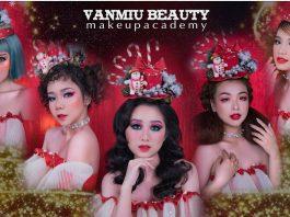 Học viên thường xuyên có những buổi học concept makeup thể hiện tài năng.