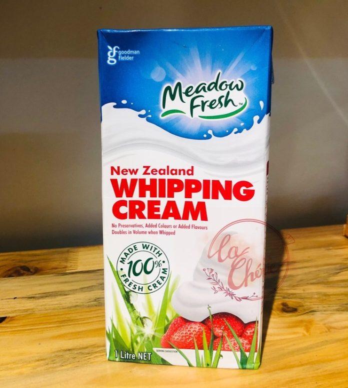 TOP 13 loại whipping cream chất lượng, được yêu thích nhất hiện nay