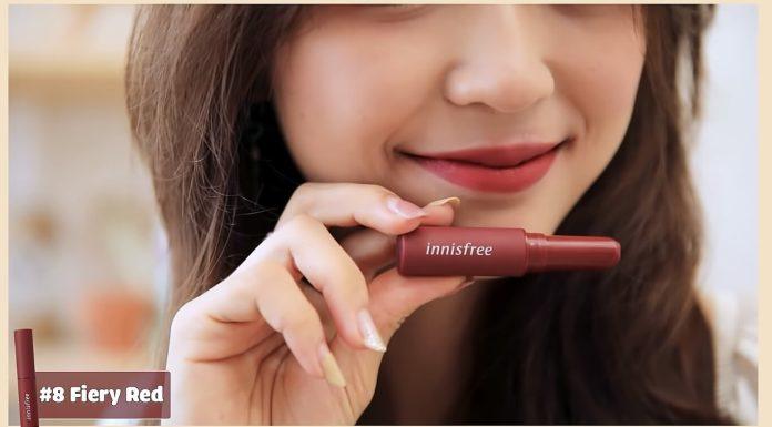 Màu Fỉery Red Innisfree Vivid Cotton Stick (nguồn: Internet)