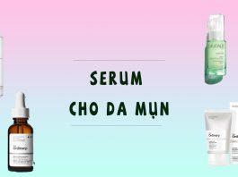 serum với da mụn