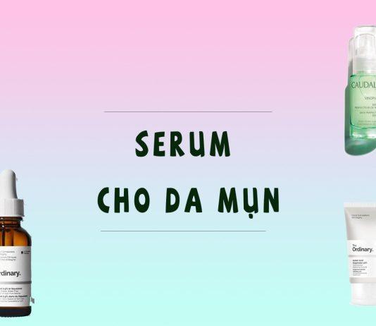 serum với da mụn