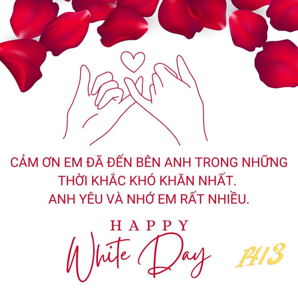 Lời chúc Valentine Trắng tặng bạn gái, người yêu