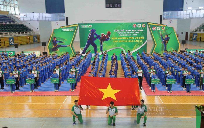 Gần 2.000 vận động viên tham gia tranh tài Giải Vovinam Việt Võ đạo Cúp Nestlé MILO 2023 (Ảnh: Internet)