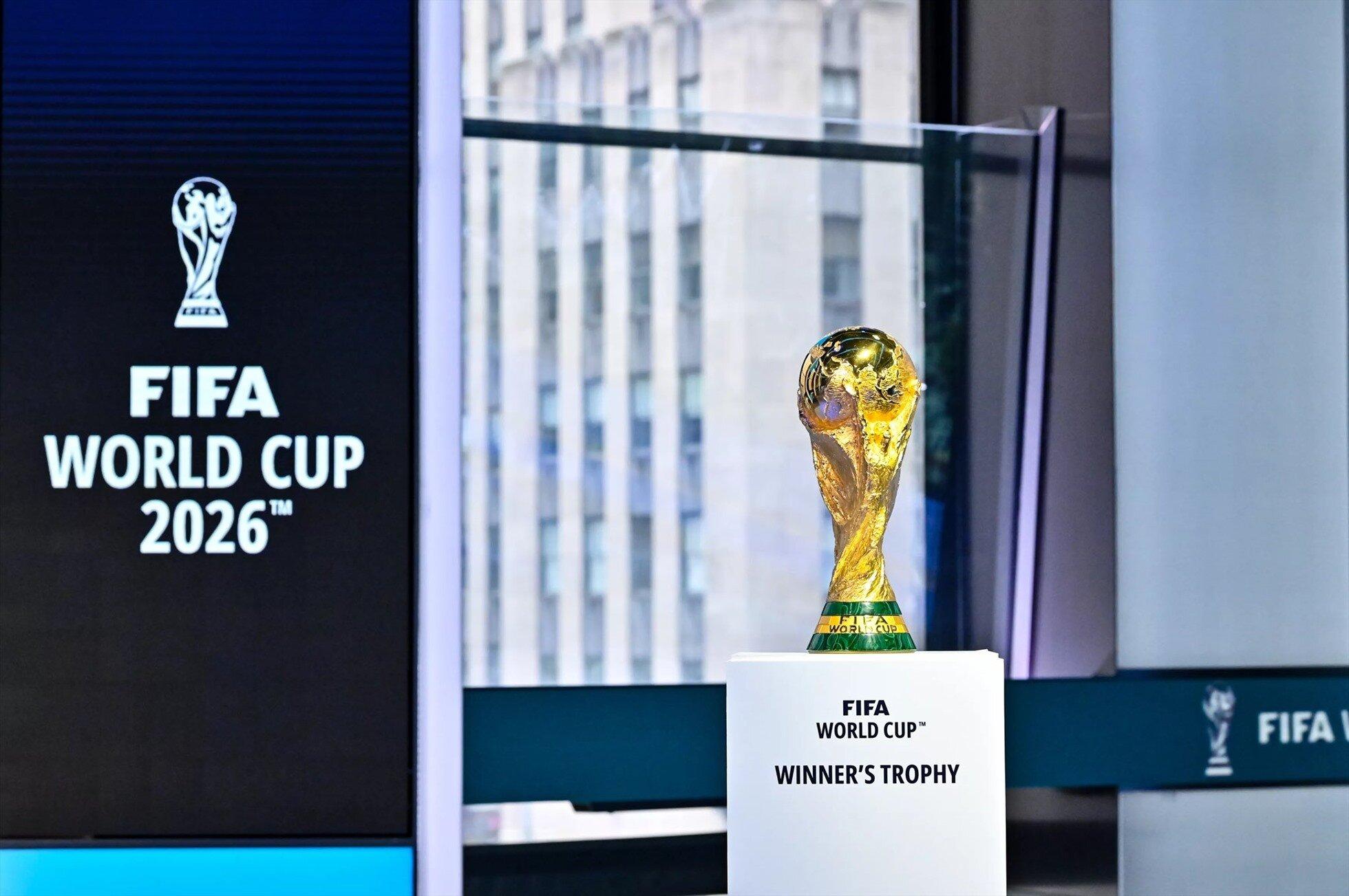 VCK World Cup 2026 sẽ diễn ra ở 16 địa điểm thuộc 3 quốc gia Bắc Mỹ là Canada, Mỹ và Mexico (Ảnh: Internet)