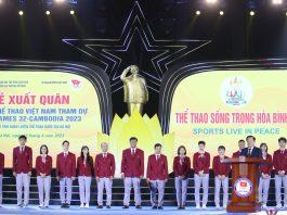 Lễ xuất quân Đoàn Thể thao Việt Nam dự SEA Games 32