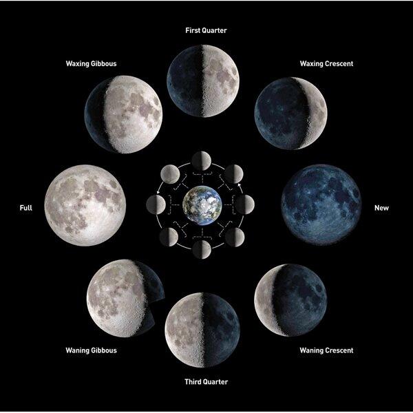 Cách tính moon phase ngày sinh của bạn. (Ảnh: Internet)