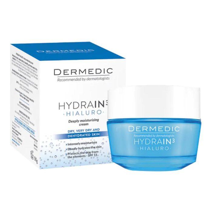 Kem chống nắng Dermedic Hydrain3 Hialuro Deeply Moisturizing Cream (Nguồn: Internet)