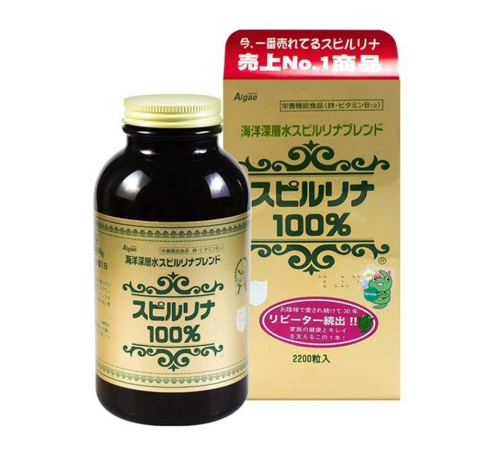 Viên uống bổ sung Tảo Nhật Spirulina (Ảnh: Internet).