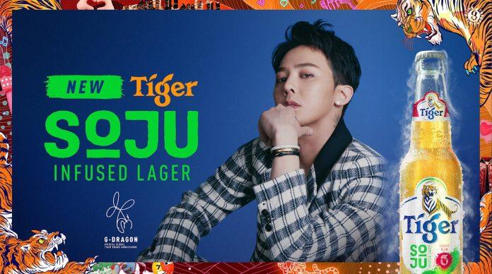 G-Dragon cùng Tiger Beer là một sự kết hợp hoàn hảo (Ảnh: Internet)