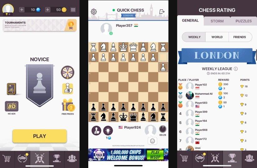 Ứng dụng chơi cờ vua Chess Royale (Ảnh: Internet)