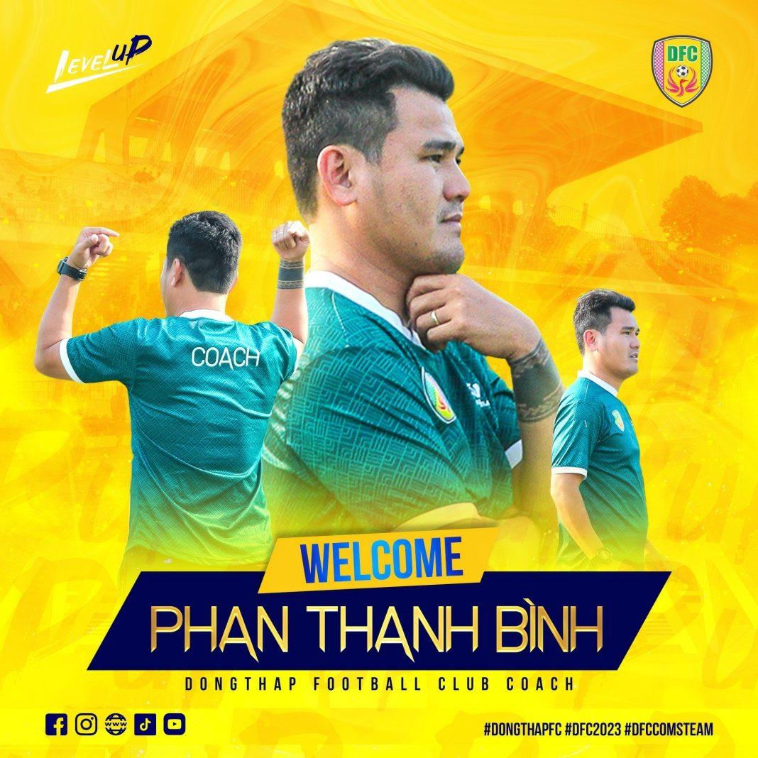 Trong một thông báo mới nhất, Ban lãnh đạo Đồng Tháp FC đã chính thức bổ nhiệm HLV Phan Thanh Bình vào cương vị 