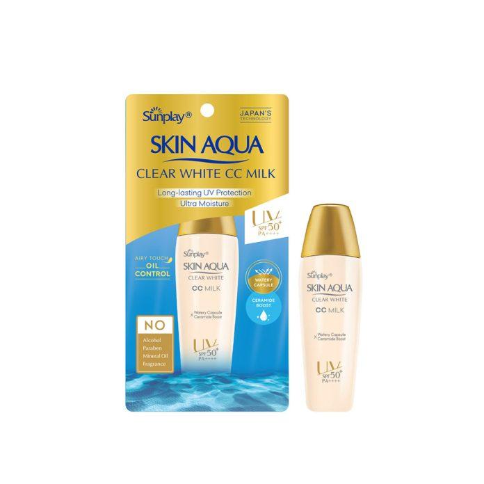 Sunplay Skin Aqua Clear White CC Milk