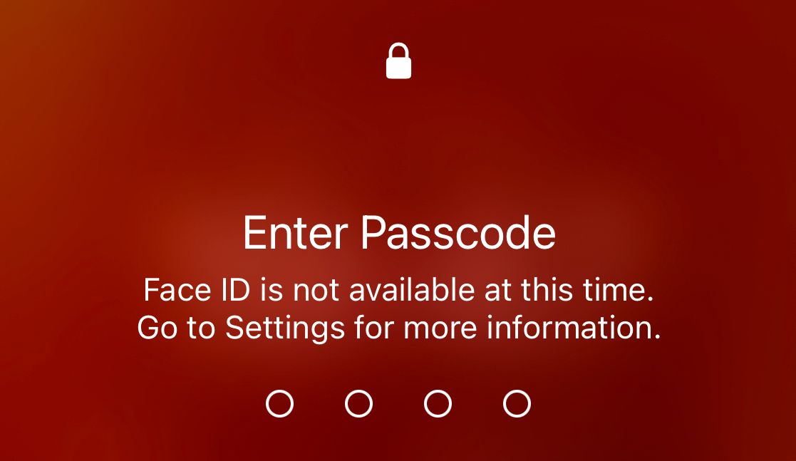 Face ID bị trục trặc có thể là dấu hiệu iPhone bị ngấm nước (Ảnh: Internet)
