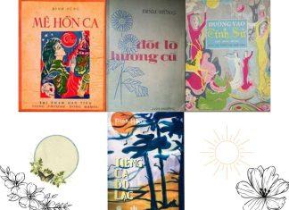 Những tác phẩm tiêu biểu của Đinh Hùng. (Ảnh BlogAnChoi)