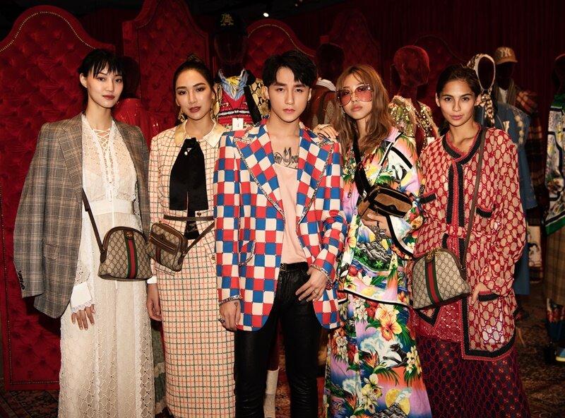 Sơn Tùng MTP nổi bật tại sự kiện của GUCCI ở Hong Kong năm 2018 (Nguồn: Internet).