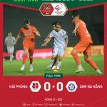 Kết quả vòng 12 V.League: CLB Hải Phòng 0-0 SHB Đà Nẵng