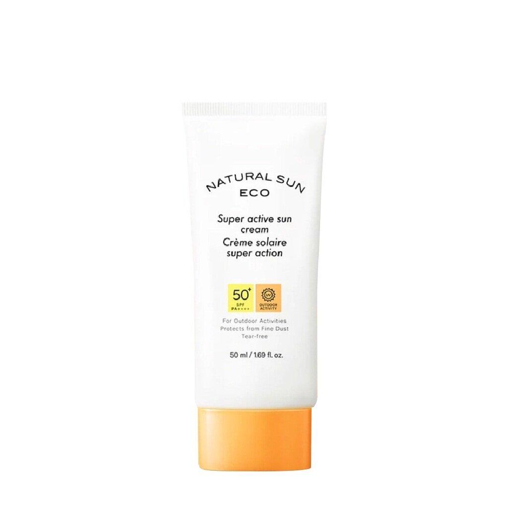 Kem chống nắng The Face Shop Natural Sun Eco Super Active Sun Cream SPF50+ PA++++ (Ảnh: Internet)