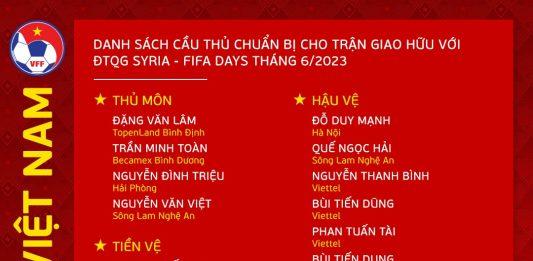 HLV Troussier chốt danh sách đội tuyển Việt Nam gặp đội tuyển Syria: 2 cái tên bị loại là ai?