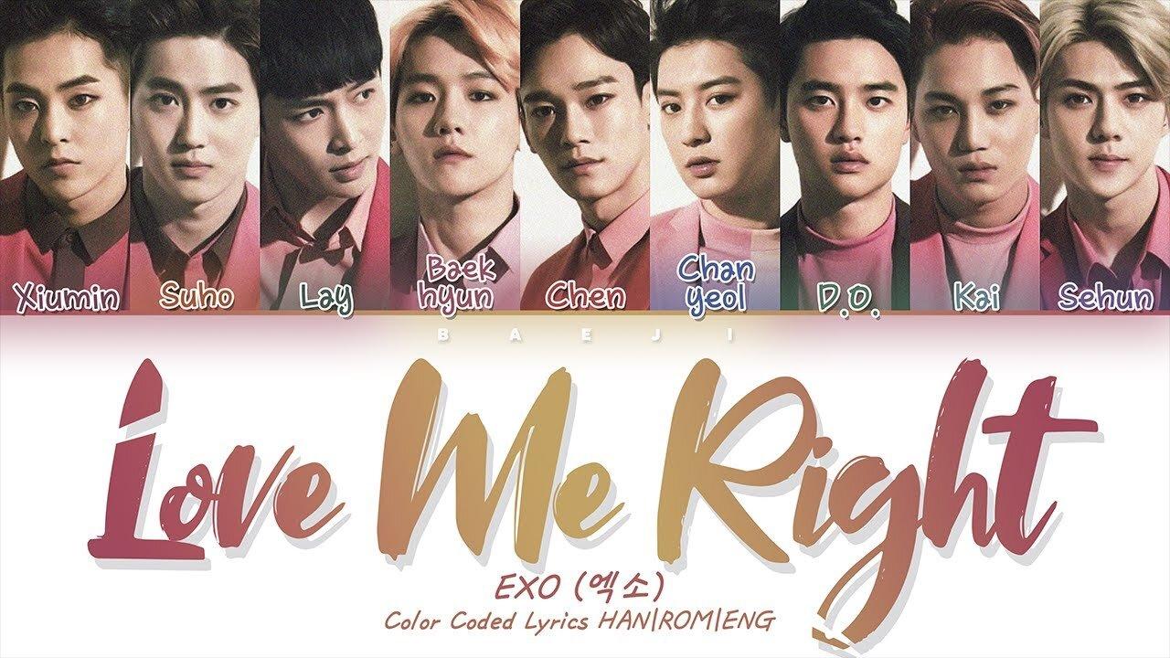 Love Me Right - EXO (Ảnh: Internet)