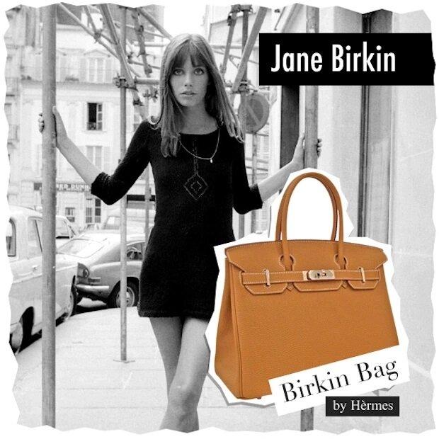 Túi Birkin ra đời là vì Jane Birkin (Ảnh: Internet)