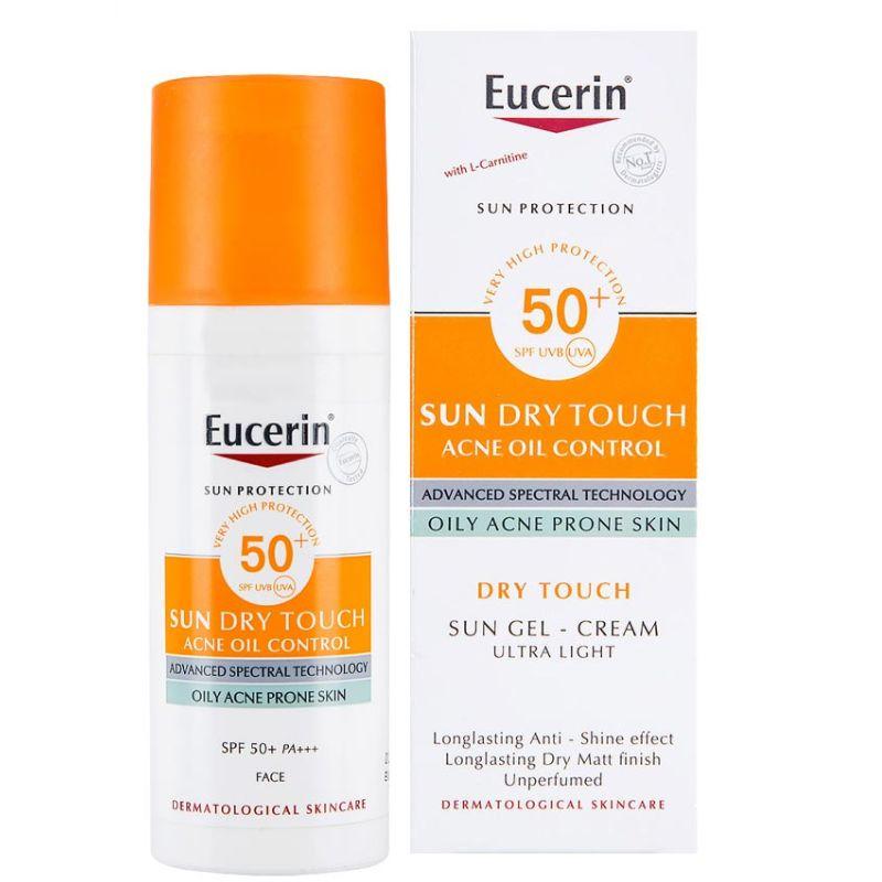 Kem chống nắng Eucerin Sun Dry Touch Acne Oil Control (Nguồn: Internet)