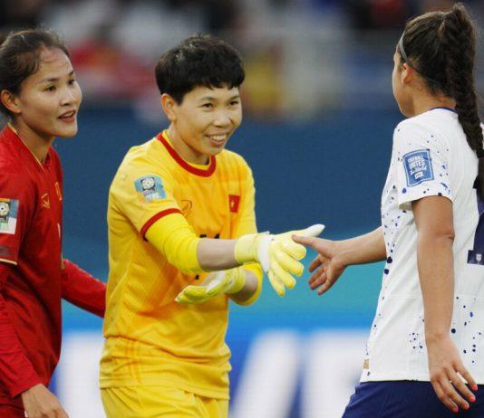 Thua trận nhưng đội tuyển nữ Việt Nam vẫn được khen ngợi với màn ra mắt tại World Cup 2023 Kim Thanh đã có trận đấu rất hay (Ảnh: Internet)
