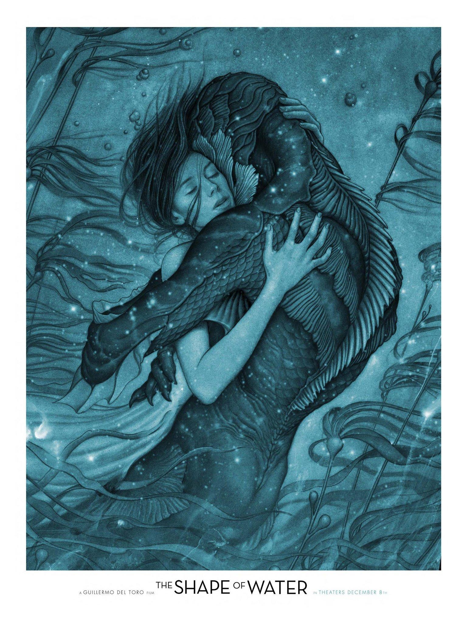 Poster phim The shape of water. (Nguồn: Internet)