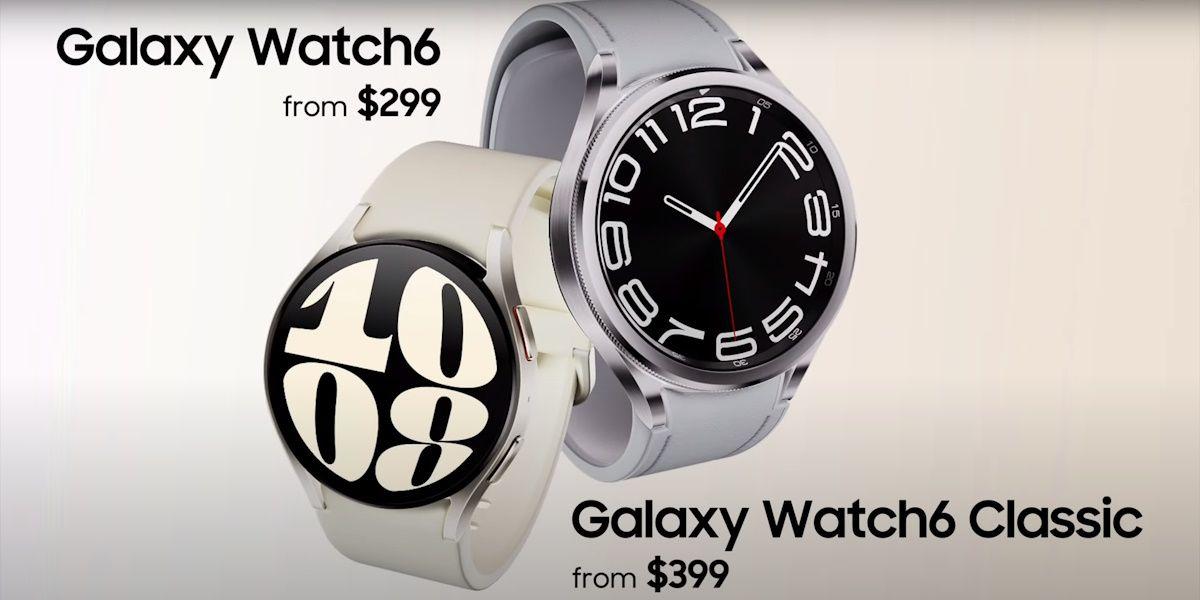 Đồng hồ thông minh Galaxy Watch6 và Watch6 Classic (Ảnh: Internet)