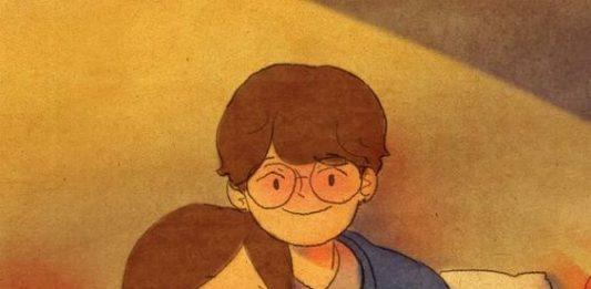 Bộ tranh: Trong tình yêu, điều tuyệt vời nhất đôi khi lại xuất phát từ những điều bình dị nhất