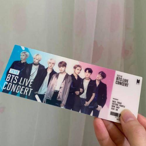 Vé concert BTS (Ảnh: Internet)