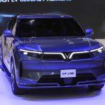 Xe ô tô điện VinFast VF e36 tại Los Angeles Auto Show 2021 - Ảnh Vinfast