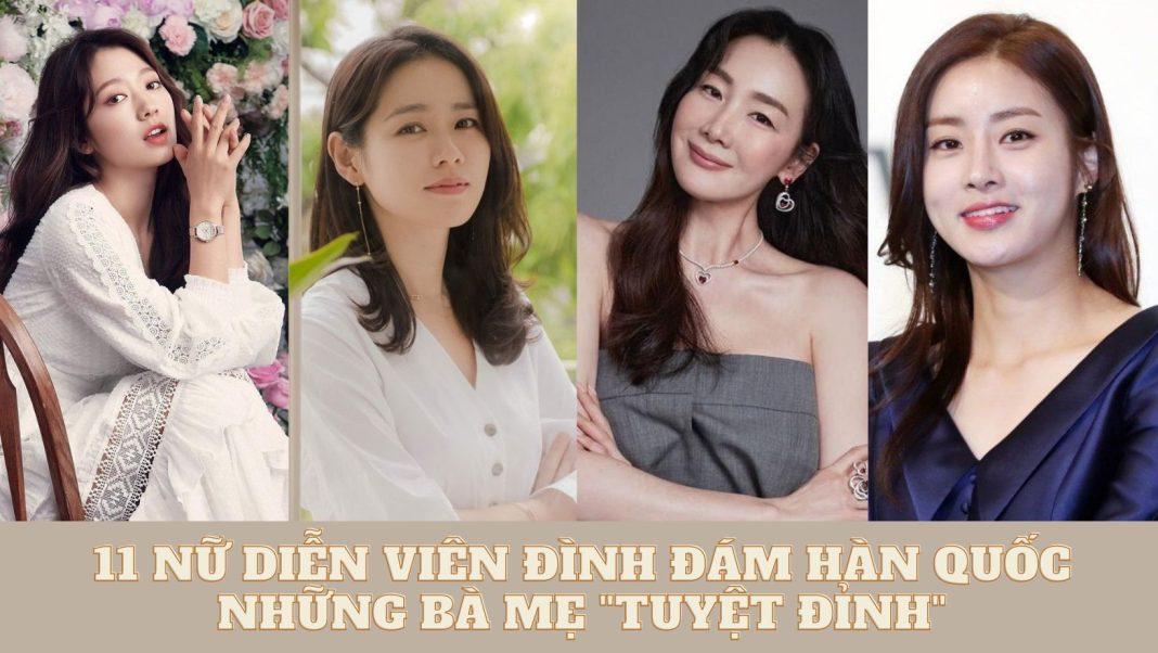 10 nữ diễn viên đình đám Hàn Quốc, cũng là những người mẹ “tuyệt đỉnh”. (Nguồn: Internet)