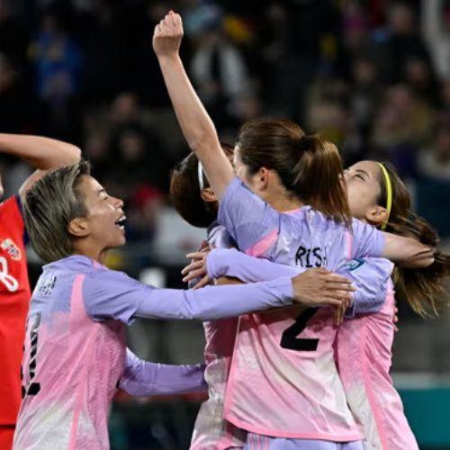 Đội tuyển nữ Nhật Bản là một trong những đội tuyển châu Á vào tứ kết (Nguồn: Internet)