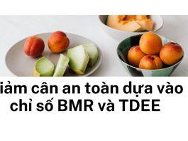 Giảm cân dựa vào chỉ số BMR và TDEE (Ảnh: Sarah)