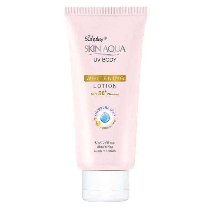 Kem chống nắng Sunplay Skin Aqua UV Body Whitening Lotion (Nguồn: Internet)